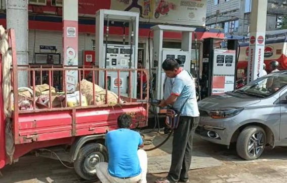 Soaring Diesel Prices Crossed Rs. 100 in Tripura : Vehicle Drivers demand Fare Hikes